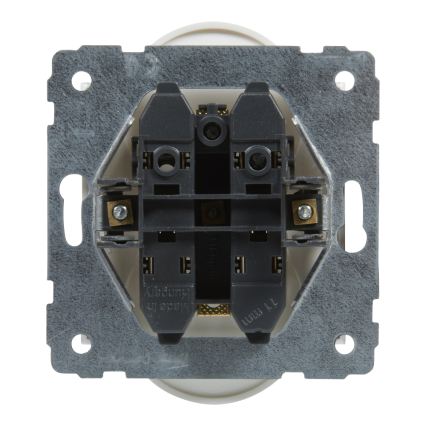 Legrand - Podwójne gniazdo domowe bez ramki 250V/16A SUNO białe