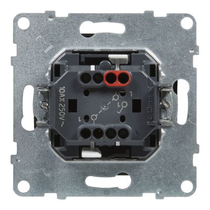 Legrand - Podwójny łącznik schodowy bez ramki nr 6+6 SUNO czarny