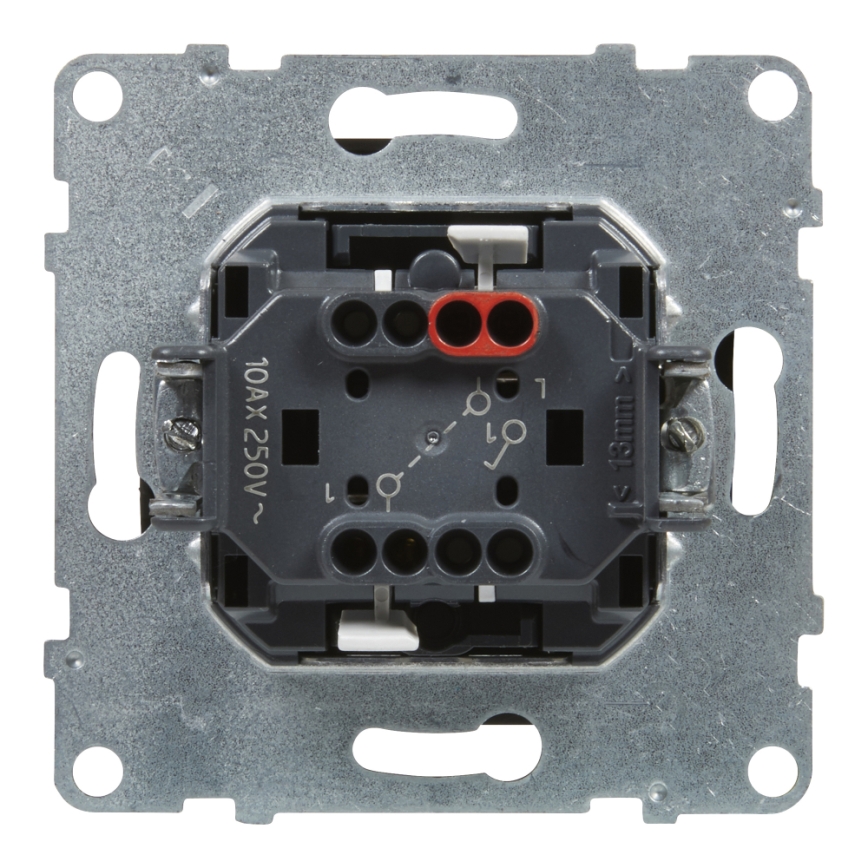 Legrand - Podwójny łącznik schodowy bez ramki nr 6+6 SUNO czarny