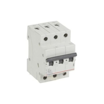 Legrand - Wyłącznik nadprądowy 3-biegunowy RX3 3P B 20A 6000A
