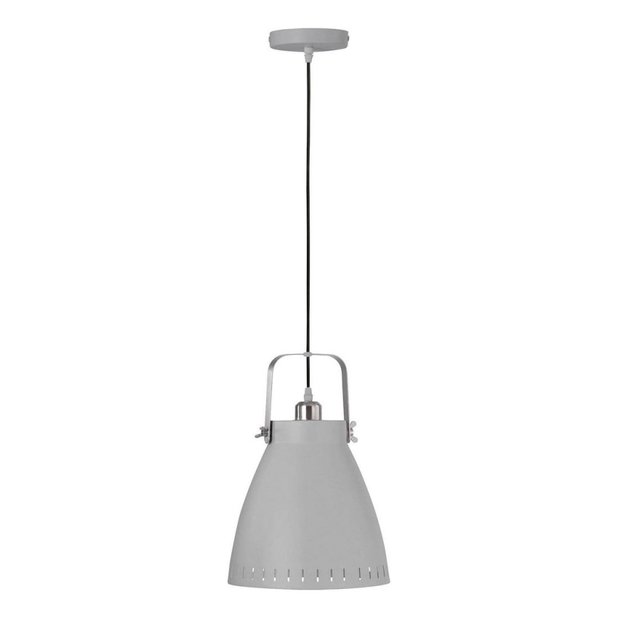 Leuchten Direkt 11059-15 - Żyrandol na lince EVA 1xE27/60W/230V śr. 21,5 cm szary