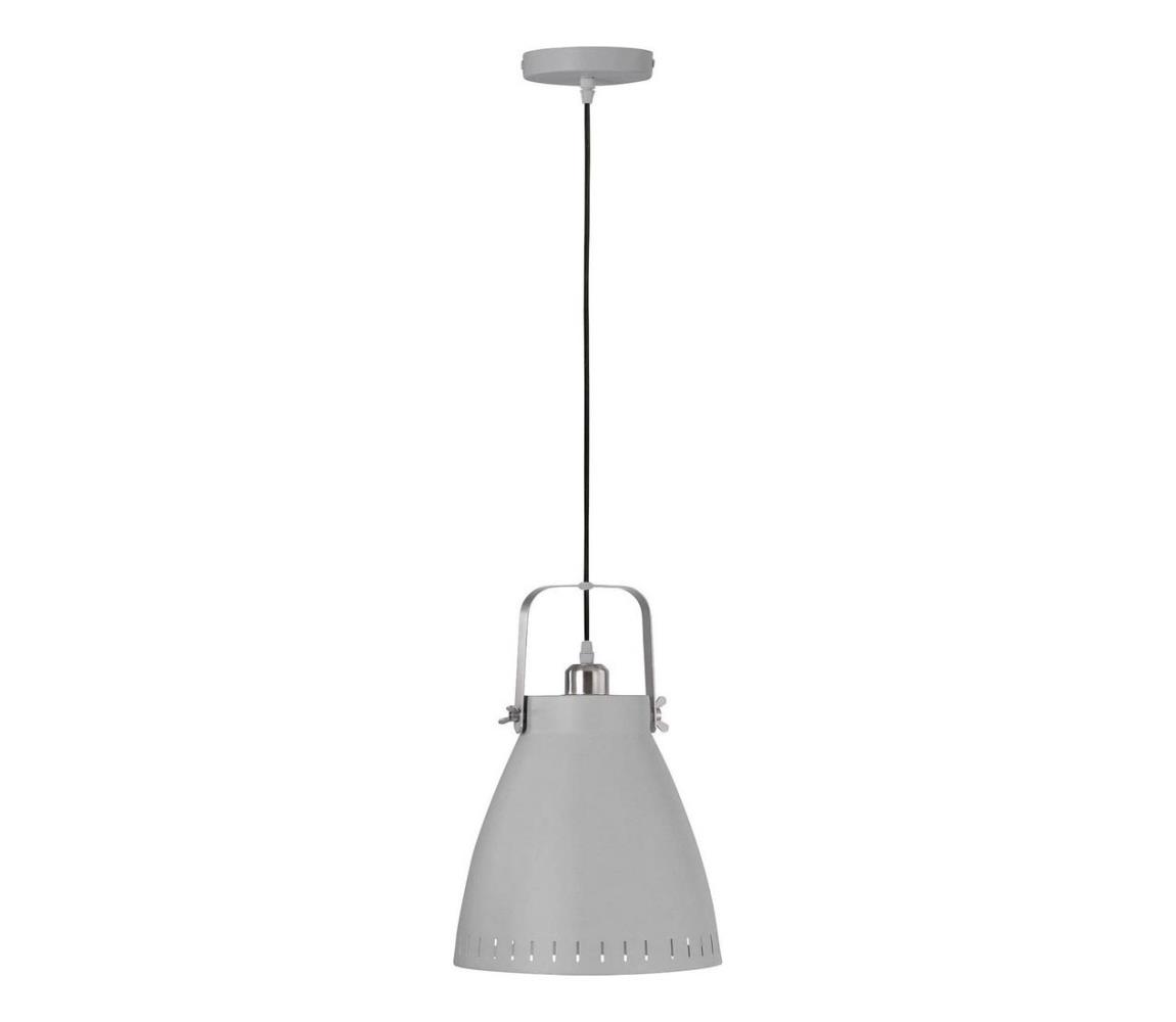 Leuchten Direkt 11059-15 - Żyrandol na lince EVA 1xE27/60W/230V śr. 21,5 cm szary