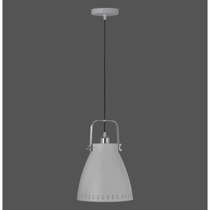 Leuchten Direkt 11059-15 - Żyrandol na lince EVA 1xE27/60W/230V śr. 21,5 cm szary