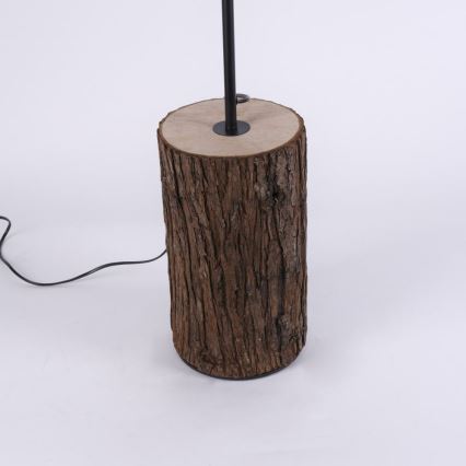 Leuchten Direkt 11234-79 - Lampa stojąca BARK 1xE27/40W/230V drewno