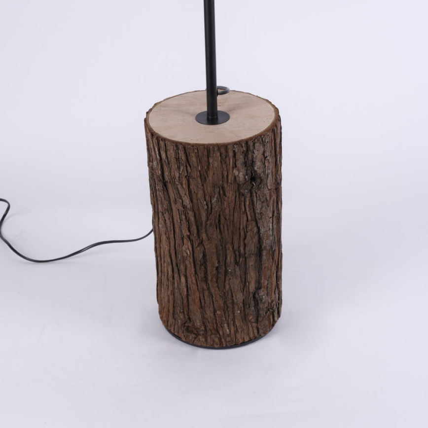 Leuchten Direkt 11234-79 - Lampa stojąca BARK 1xE27/40W/230V drewno