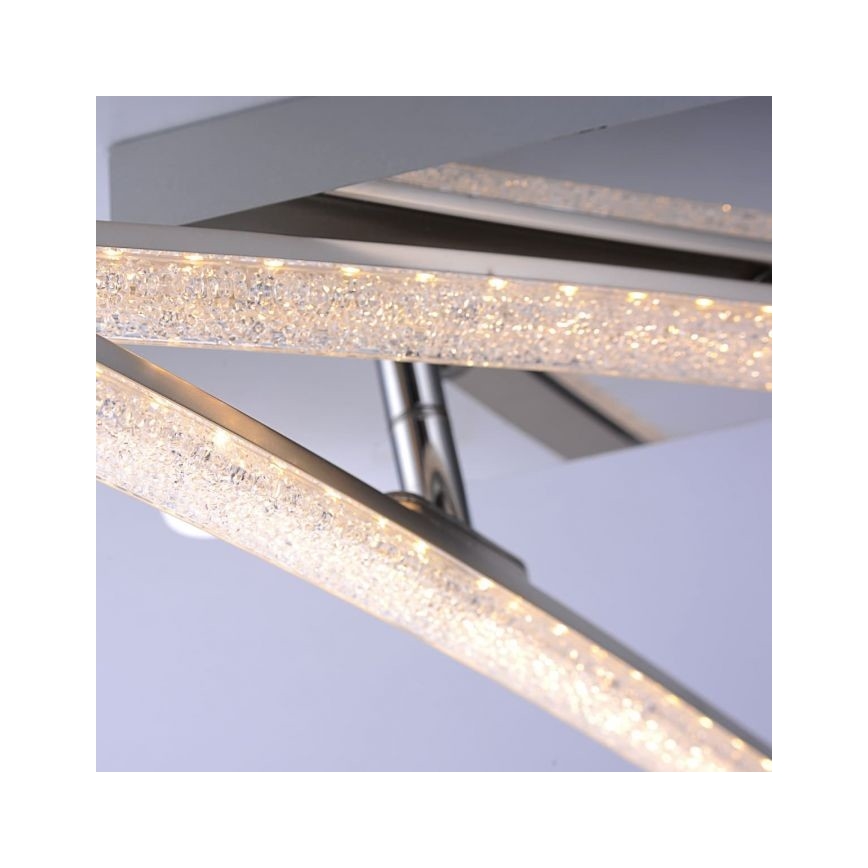 Leuchten Direkt 11290-17 - LED Żyrandol natynkowy SIMON 2xLED/5W/230V błyszczący chrom
