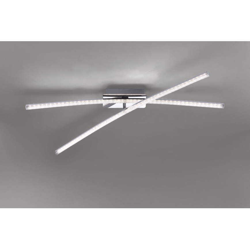 Leuchten Direkt 11292-17 - LED Żyrandol natynkowy SIMON 2xLED/8W/230V błyszczący chrom