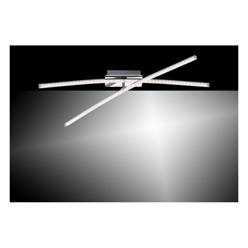 Leuchten Direkt 11292-17 - LED Żyrandol natynkowy SIMON 2xLED/8W/230V błyszczący chrom