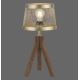 Leuchten Direkt 11423-60 - Lampa stołowa FREDERIK 1xE27/60W/230V Drzewo magowe