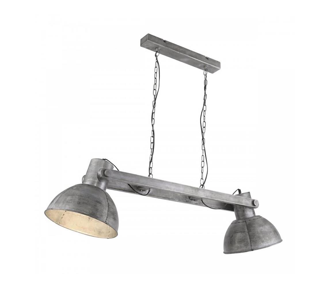 Leuchten Direkt 11483-77 - Żyrandol na lince SAMIA 2xE27/25W/230V