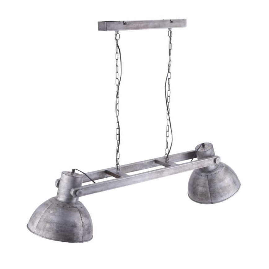 Leuchten Direkt 11483-77 - Żyrandol na lince SAMIA 2xE27/25W/230V