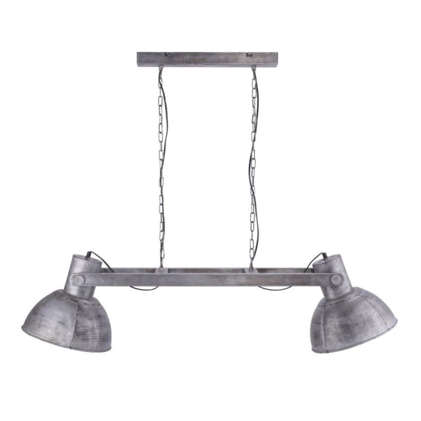 Leuchten Direkt 11483-77 - Żyrandol na lince SAMIA 2xE27/25W/230V