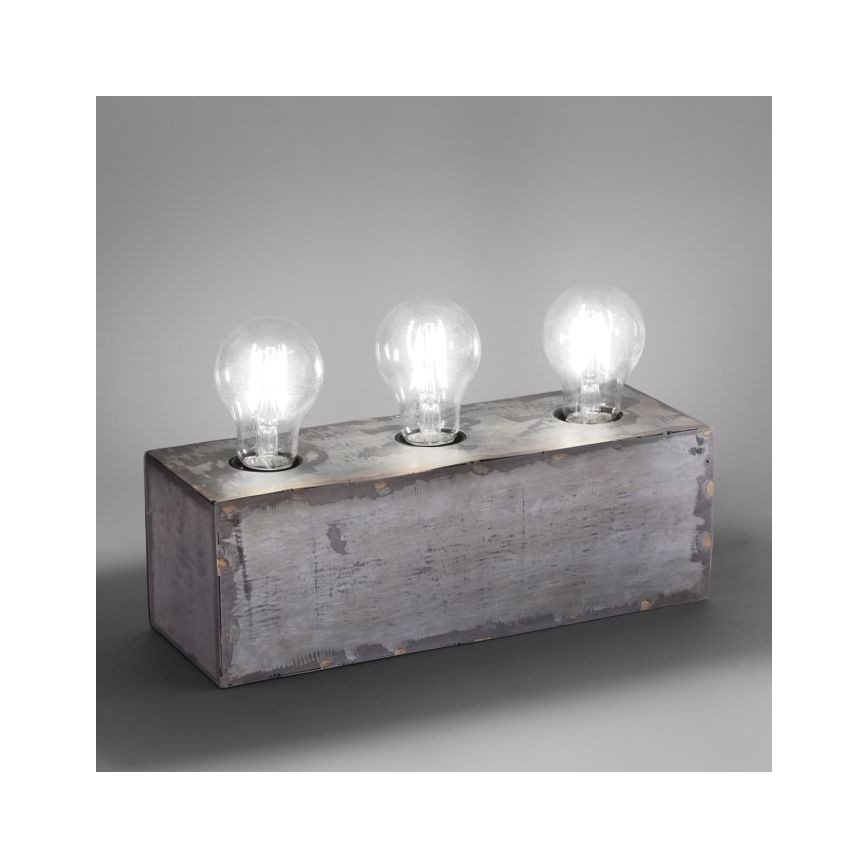 Leuchten Direkt 11498-77 - Lampa stołowa SAMIA 3xE27/25W/230V