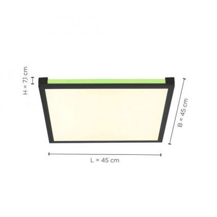 Leuchten Direkt 11621-18 - LED RGB Ściemniany plafon MARIO LED/24W/230V 2700-5000K + pilot