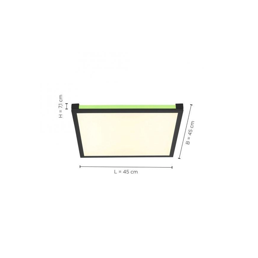 Leuchten Direkt 11621-18 - LED RGB Ściemniany plafon MARIO LED/24W/230V 2700-5000K + pilot