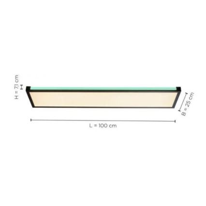 Leuchten Direkt 11622-18 - LED RGB Ściemniany plafon MARIO LED/29W/230V 2700-5000K + pilot