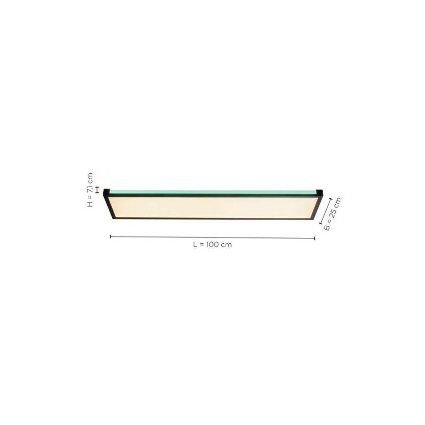 Leuchten Direkt 11622-18 - LED RGB Ściemniany plafon MARIO LED/29W/230V 2700-5000K + pilot