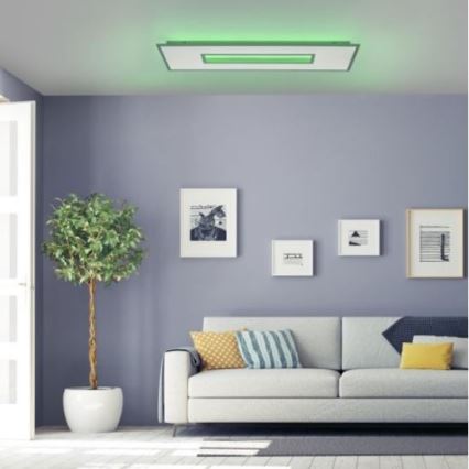 Leuchten Direkt 11646-16 - LED RGB ściemnialna oprawa sufitowa RECESS LED/41W/230V + LED/7,5W + pilot zdalnego sterowania