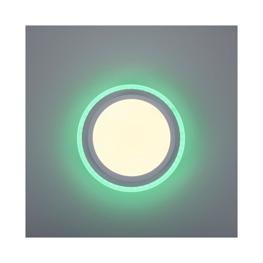 Leuchten Direkt 11662-16 - LED RGB Plafon ściemnialny ARENDA LED/21W/230V + pilot zdalnego sterowania