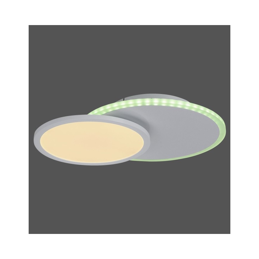 Leuchten Direkt 11662-16 - LED RGB Plafon ściemnialny ARENDA LED/21W/230V + pilot zdalnego sterowania