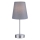 Leuchten Direkt 11680-15 - Lampa stołowa HEINRICH 1xE14/40W/230V szary