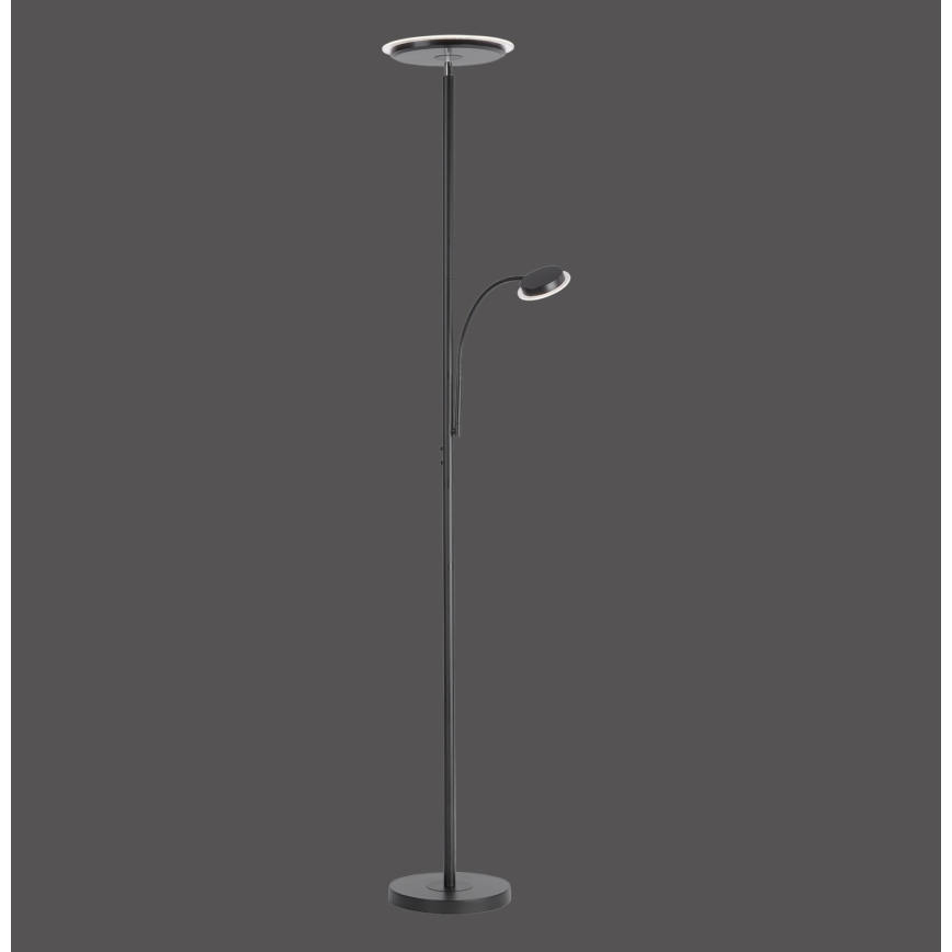 Leuchten Direkt 11709-18 - LED Ściemnialna lampa podłogowa HANS LED/22W/230V + LED/4W