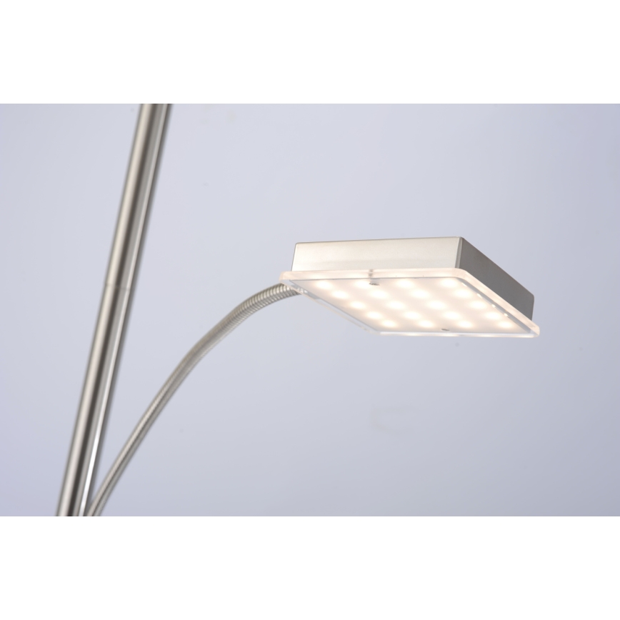 Leuchten Direkt 11710-55 - LED Ściemnialna lampa podłogowa HANS LED/22W/230V + LED/4W
