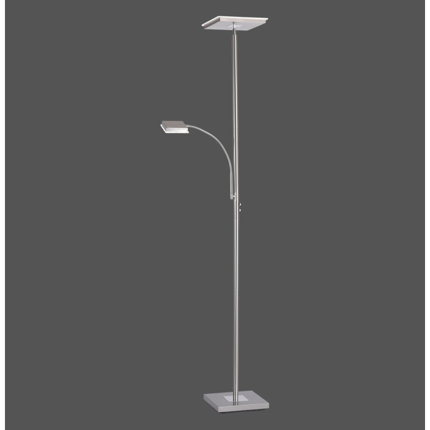 Leuchten Direkt 11710-55 - LED Ściemnialna lampa podłogowa HANS LED/22W/230V + LED/4W