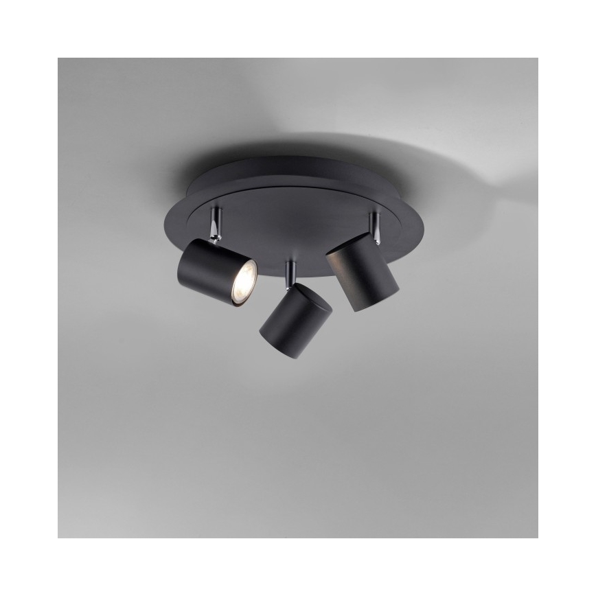 Leuchten Direkt 11943-13 - LED Oświetlenie punktowe TARIK 3xGU10/5W/230V antracytowe