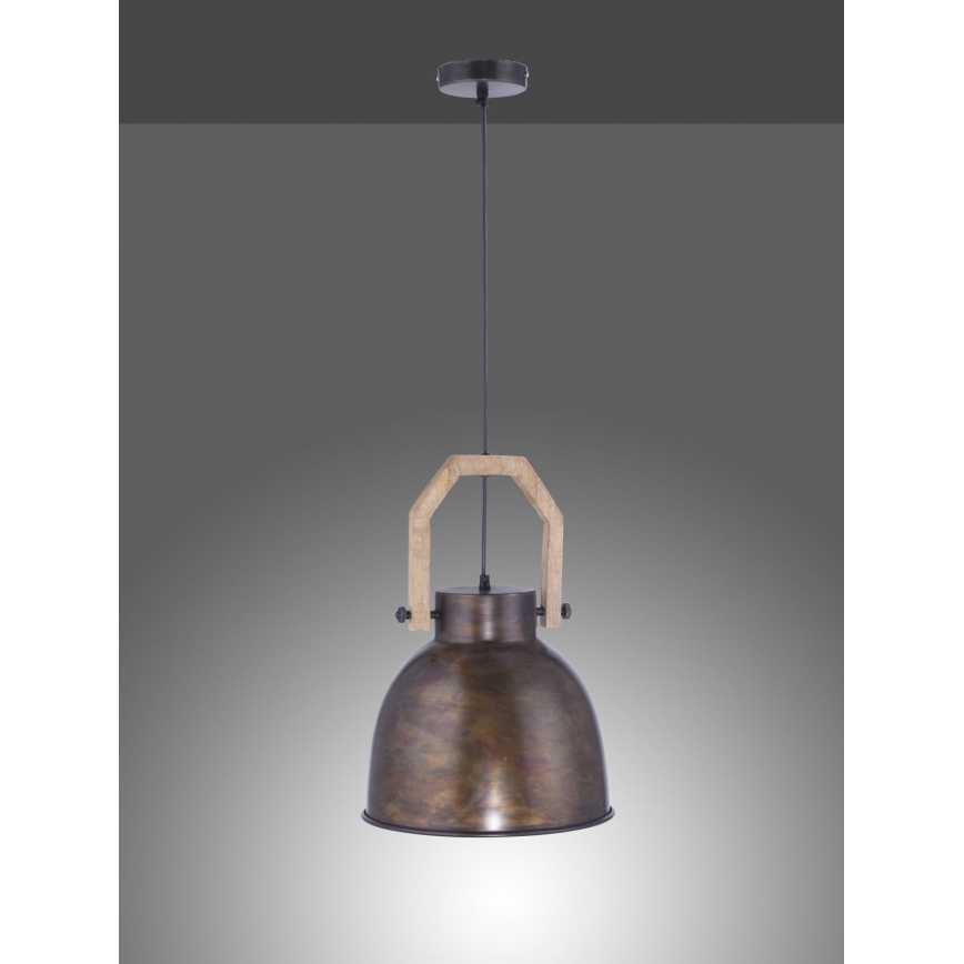 Leuchten Direkt 11986-18 - Żyrandol na lince SAMIA 1xE27/40W/230V Drzewo magowe