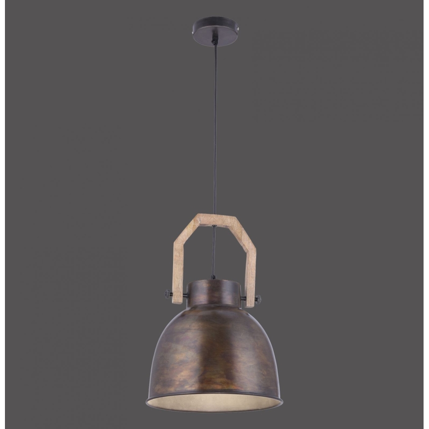 Leuchten Direkt 11986-18 - Żyrandol na lince SAMIA 1xE27/40W/230V Drzewo magowe