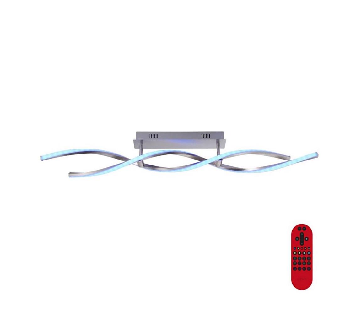 Leuchten Direkt 11993-55 - LED RGB Ściemniany żyrandol SWING 2xLED/8,5W/230V + pilot