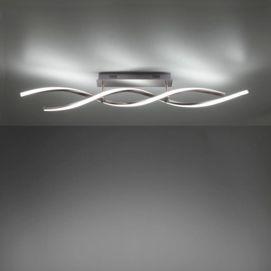 Leuchten Direkt 11993-55 - LED RGB Ściemniany żyrandol natynkowy SWING 2xLED/8,5W/230V 2700-5000K + pilot