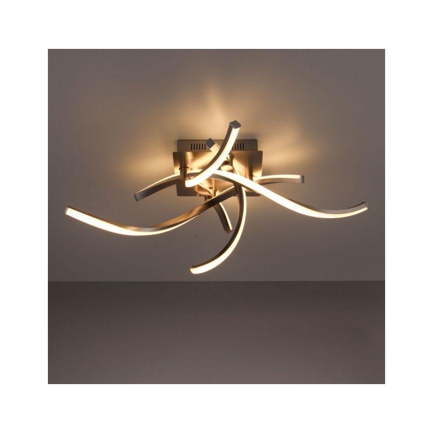 Leuchten Direkt 11995-55 - LED RGB Ściemniany żyrandol natynkowy  SWING LED/24,4W/230V 2700-5000K + pilot