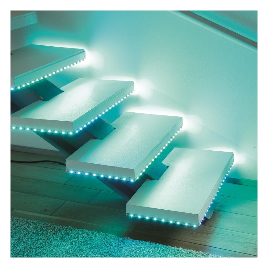 Leuchten Direkt 1210-70-BH - LED RGB Ściemniana taśma TEANIA 3m 16,2W/12/230V + pilot