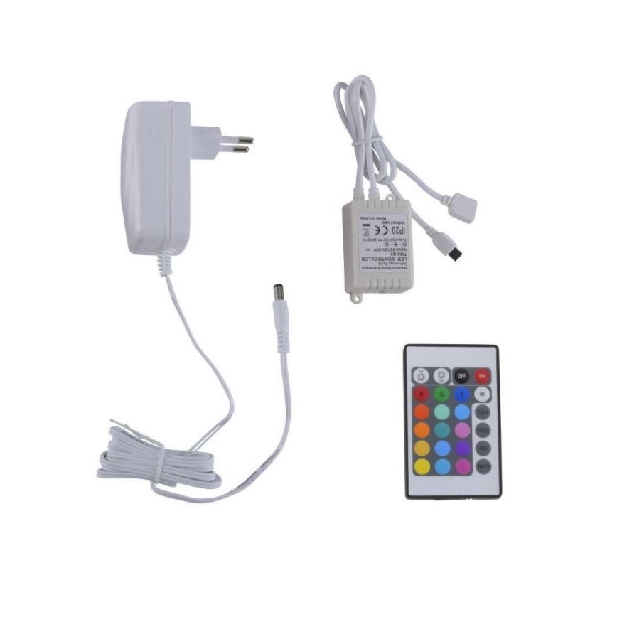 Leuchten Direkt 1210-70-BH - LED RGB Ściemniana taśma TEANIA 3m 16,2W/12/230V + pilot