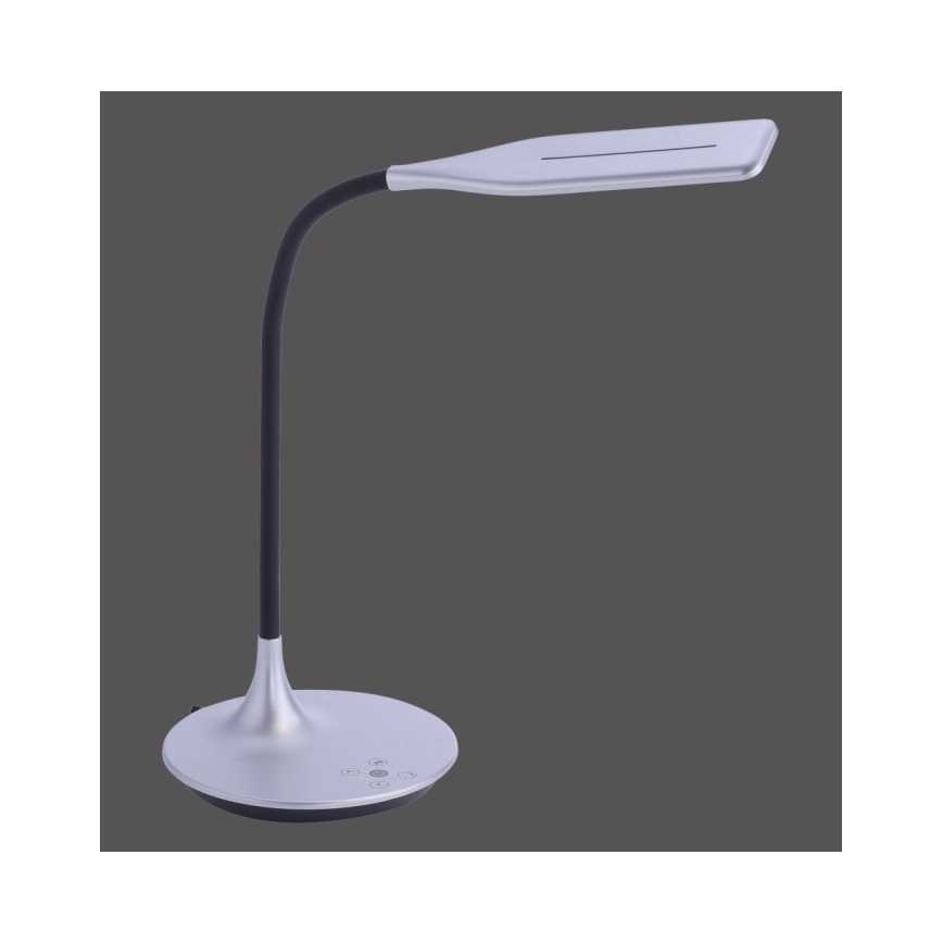 Leuchten Direkt 13061-21 - LED Ściemniana lampa stołowa RAFAEL LED/5W/230V 2700-6000K srebrny