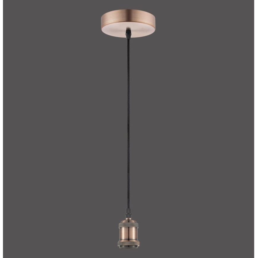 Leuchten Direkt 13570-20 - Żyrandol na lince DIY 1xE27/60W/230V miedź