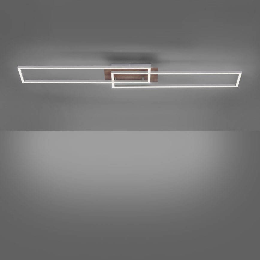 Leuchten Direkt 14019-78 - LED Plafon ściemnialny IVEN 2xLED/20W/230V + Pilot