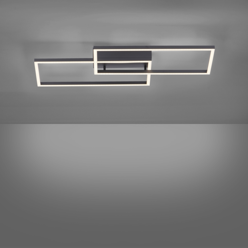 Leuchten Direkt 14140-18 - LED Plafon ściemnialny IVEN 2xLED/13,5W/230V + Pilot