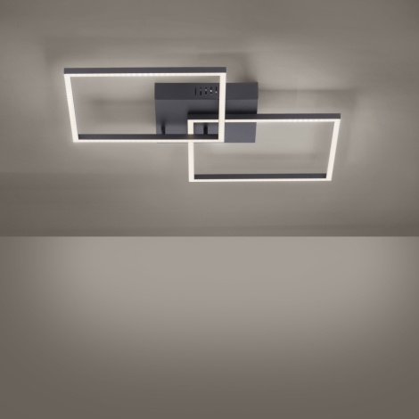 Leuchten Direkt 14141-18 - LED Plafon ściemnialny IVEN 2xLED/13,5W/230V +  Pilot