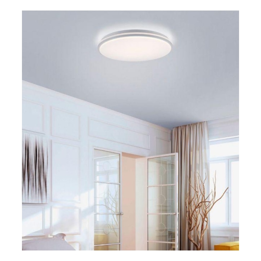 Leuchten Direkt 14208-16 - LED Ściemniany plafon COLIN LED/18W/230V