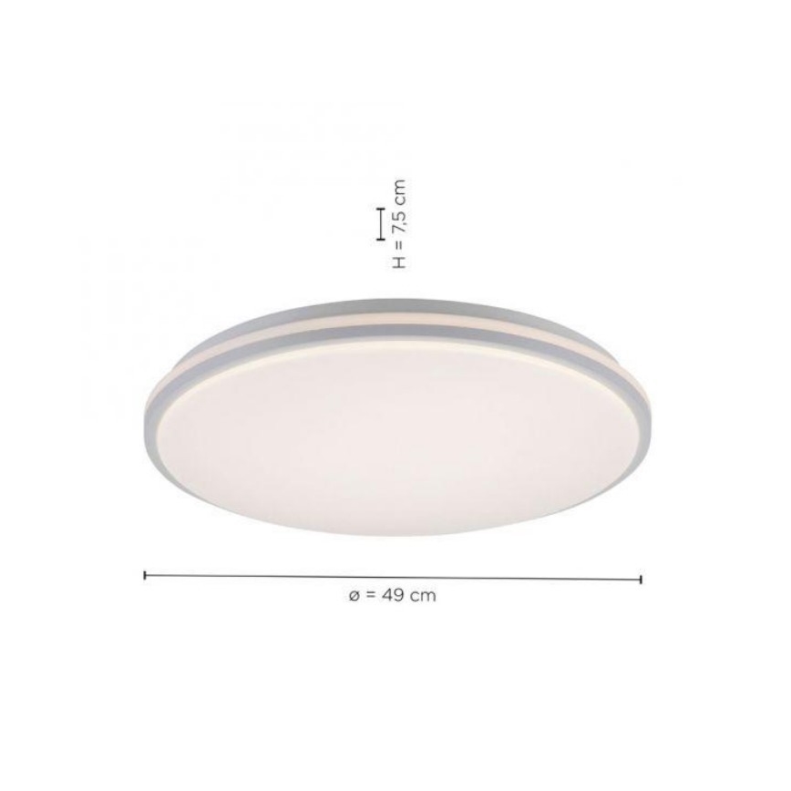 Leuchten Direkt 14209-16 - LED Ściemniany plafon COLIN LED/32,4W/230V