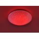 Leuchten Direkt 14242-16 - LED RGB Ściemniany plafon SKYLER LED/18W/230V + pilot