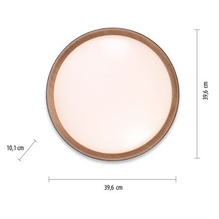 Leuchten Direkt 14347-18 - LED Lampa ściemnialna EMILIA LED/28,8W/230V czarna
