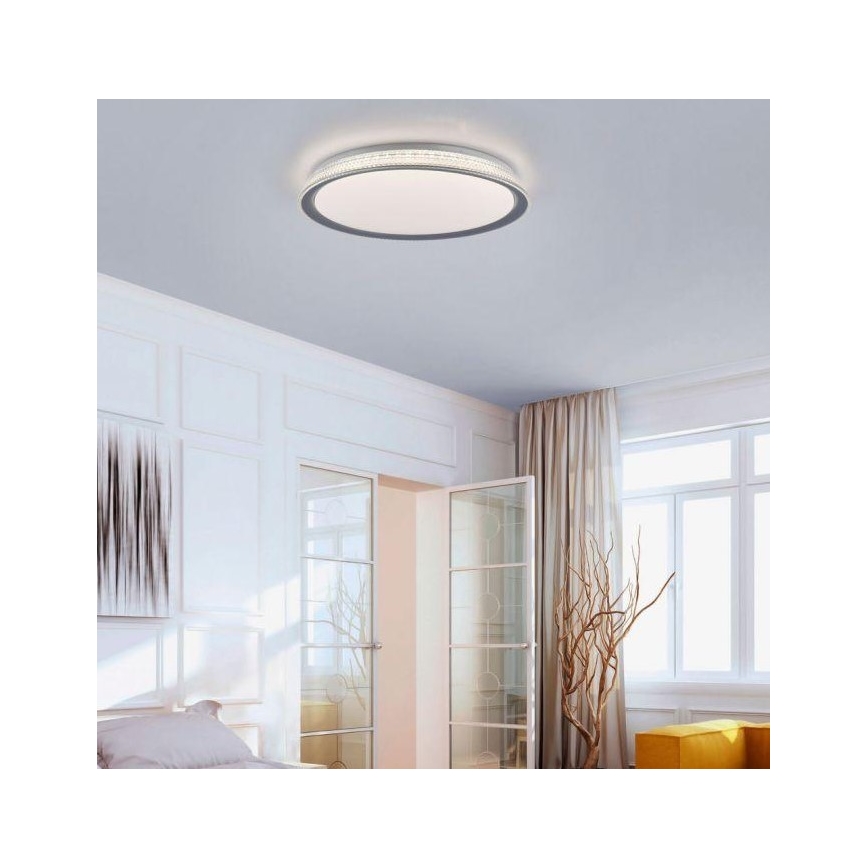 Leuchten Direkt 14359-21 - LED Ściemniany plafon KARI LED/36W/230V