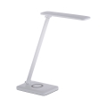 Leuchten Direkt 14415-16 - LED Ściemniana dotykowa lampa stołowa z ładowaniem bezprzewodowym FLORENTINA LED/5W/230V 3000-5000K white + USB