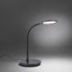 Leuchten Direkt 14416-18 - LED Ściemniana dotykowa lampa stołowa z ładowaniem bezprzewodowym ASTRID LED/5W/230V 3000/4000/5500K + USB
