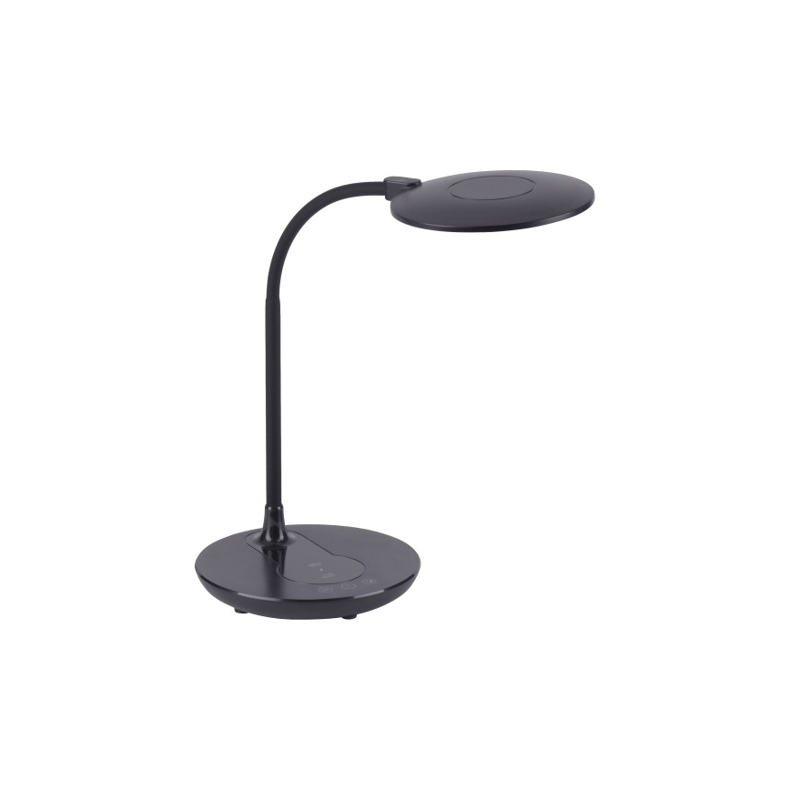 Leuchten Direkt 14416-18 - LED Ściemniana dotykowa lampa stołowa z ładowaniem bezprzewodowym ASTRID LED/5W/230V 3000/4000/5500K + USB
