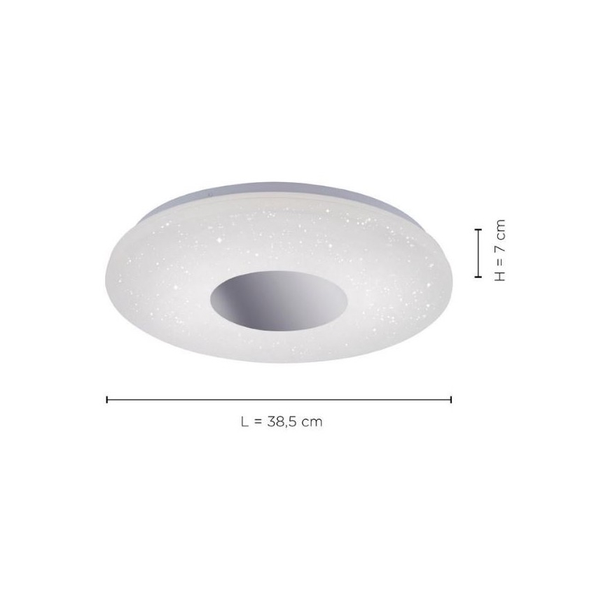 Leuchten Direkt 14422-17 - LED Łazienkowy plafon z czujnikiem LAVINIA LED/18W/230V IP44
